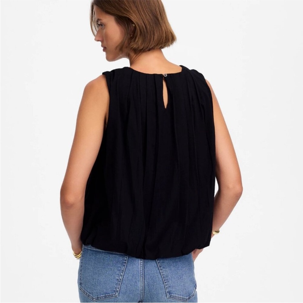 Madewell Bubblehem Sleeveless Crewneck Top/Blouse - Picture 3 of 11